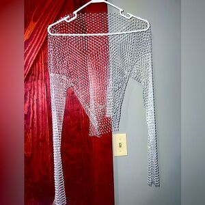 Rhinestone long sleeve